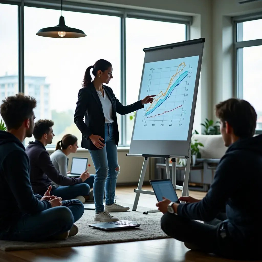 Professional team collaboration